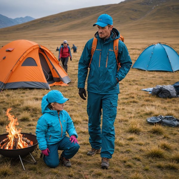Comment choisir des vêtements thermiques pour un camping en région de steppe en automne?