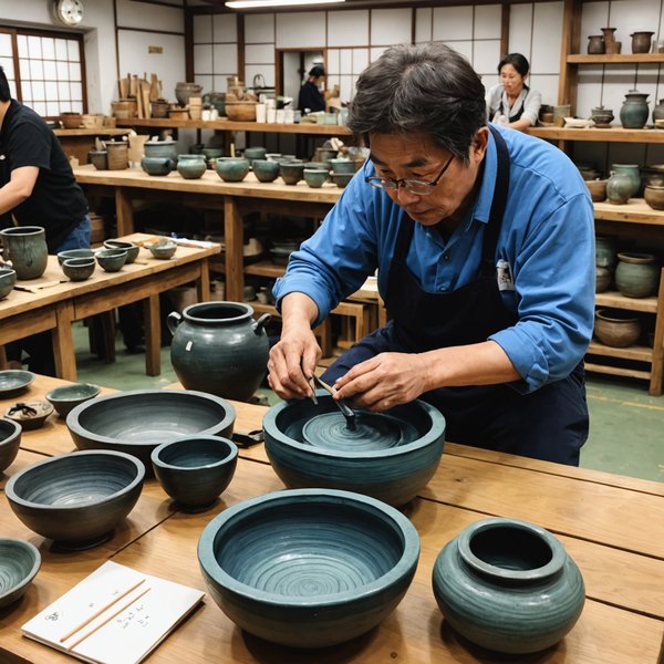 Quelles croisières offrent des ateliers de fabrication de céramique raku en Corée?